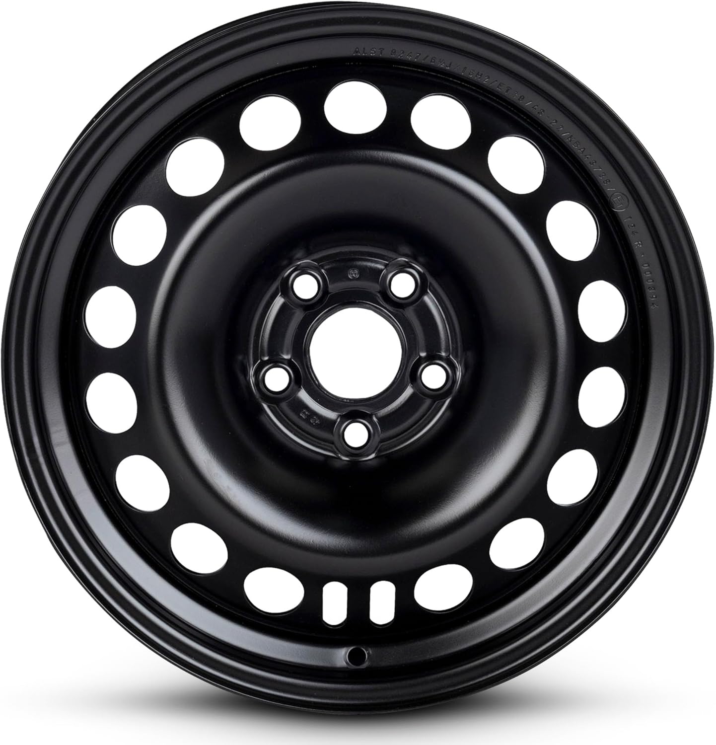 For 2018-2019 Chevrolet Trax 16 Inch Black Painted Steel Rim - OE Direct Replacement - Road Ready Car Wheel