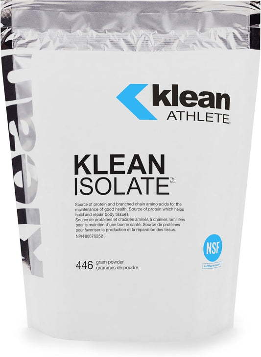 Klean Athlete Klean Isolate - Whey Protein Isolate - Daily Protein & Amino Acid - Intake for Muscle Integrity* - NSF Certified for Sport - 20 Servings - Unflavored