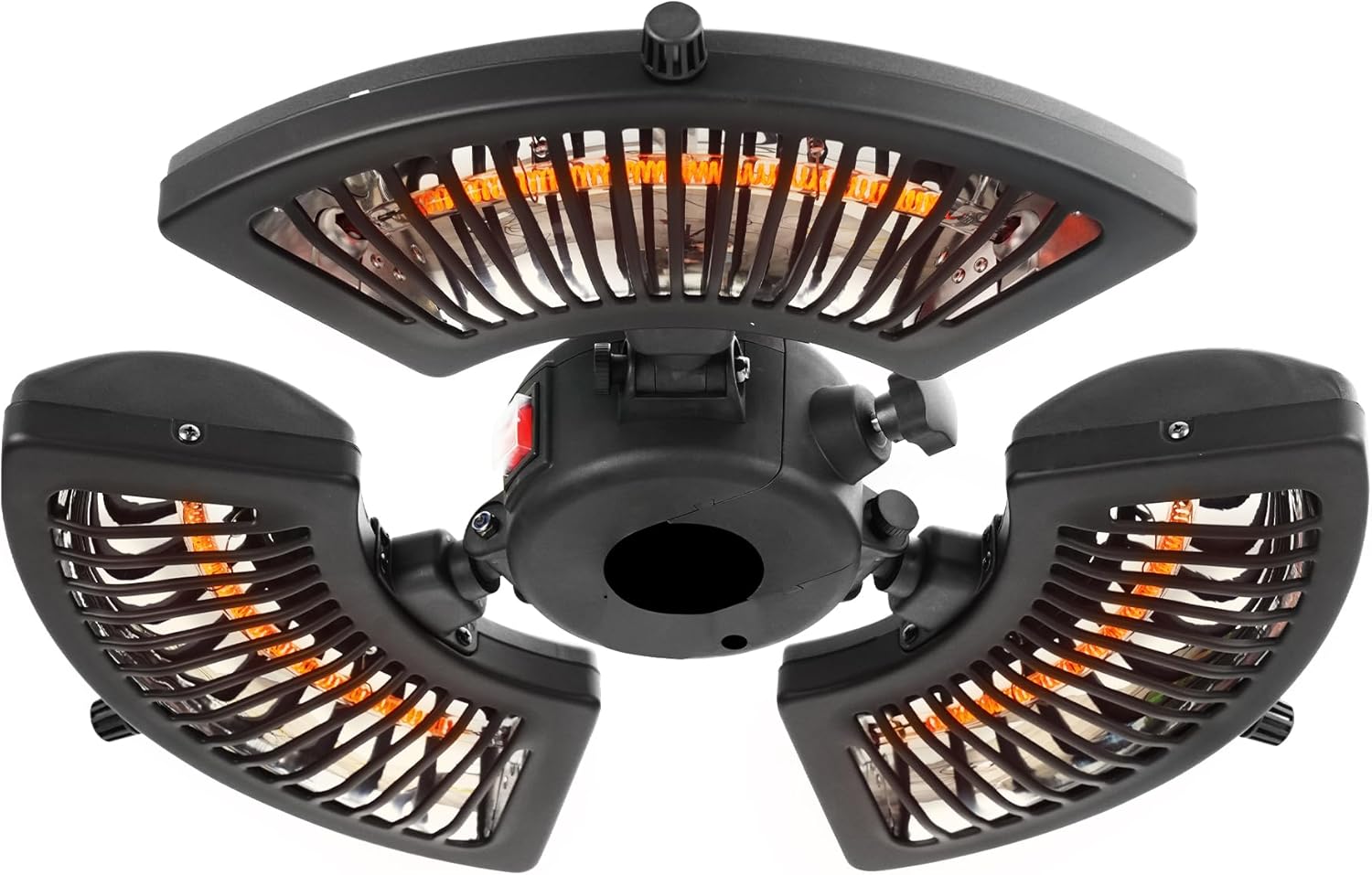 Star Patio Outdoor Heater, Electric Parasol Heater, Umbrella Patio Heater with 3 Heat Levels, 1500W Instant Heating, Tip-Over & Overheat Protection, Infrared Patio Heater, ZHQ2027-P