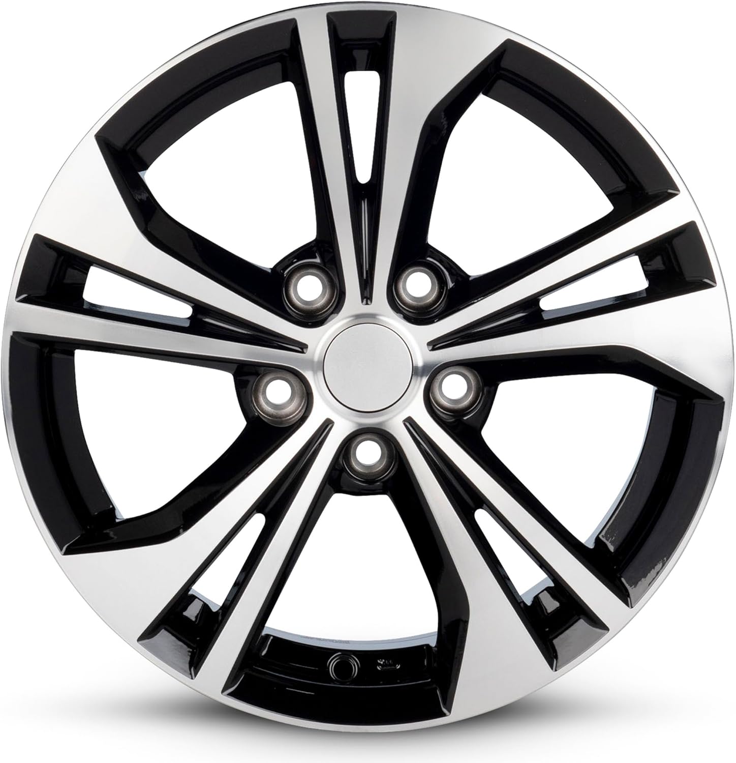 For 2020-2024 Nissan Sentra 16 Inch Machined Face with Black Inlay Rim - OE Direct Replacement - Road Ready Car Wheel