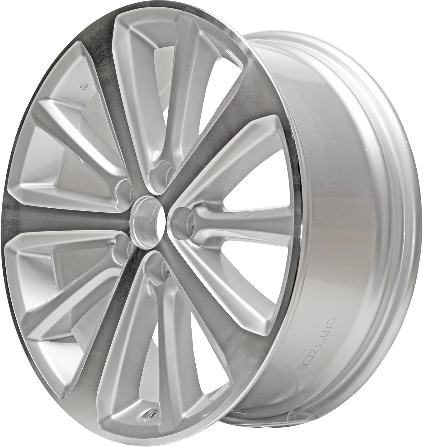 New 19x7.5 19-Inch Machined Silver Aluminum Alloy Wheel Rim Fits Toyota Highlander 2008-2013 ALY69548U10N