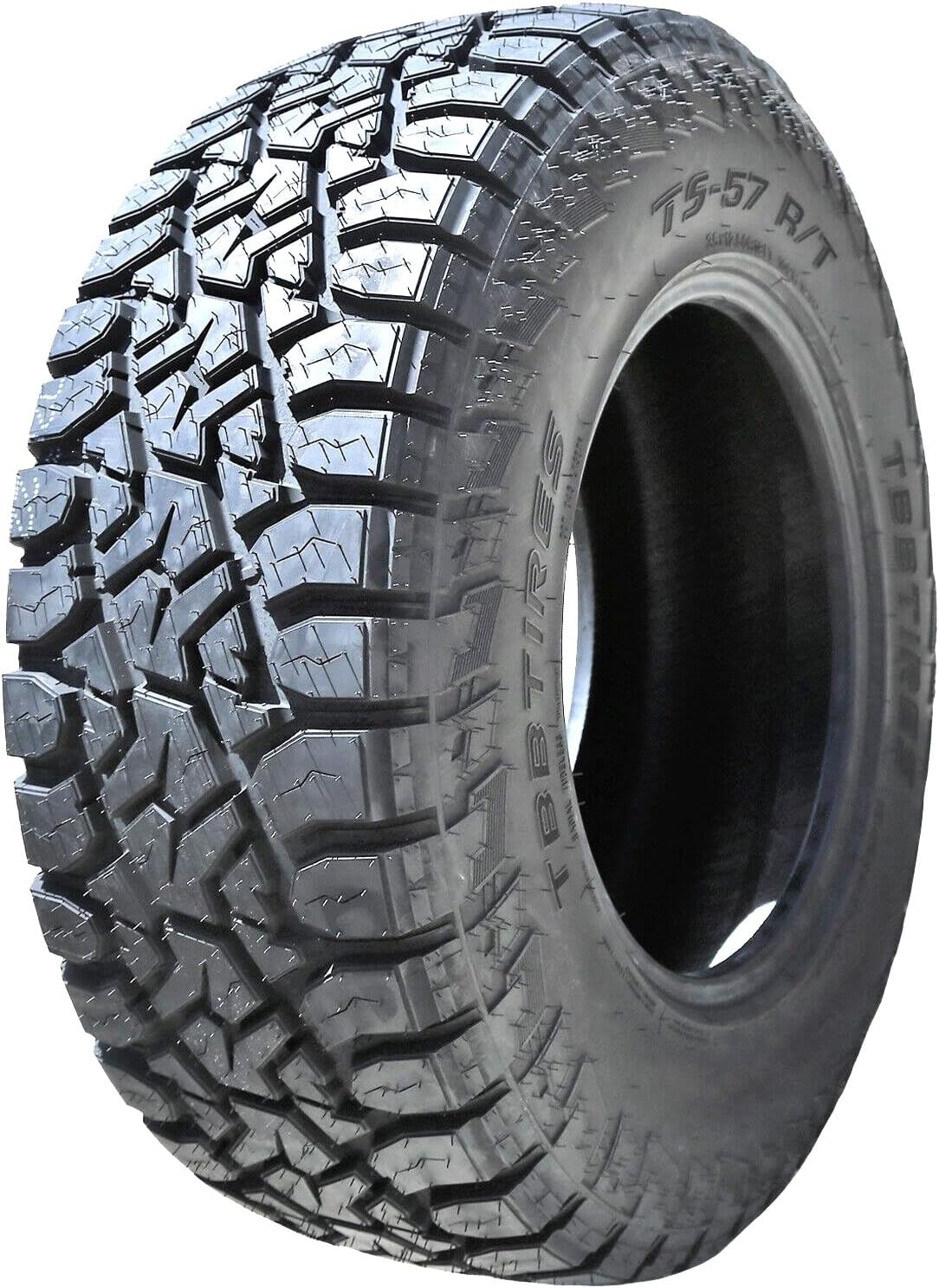TBB TS-57 R\/T All-Terrain Mud Off-Road Light Truck Radial Tire-LT285\/55R20 285\/55\/20 285\/55-20 122\/119Q Load Range E LRE 10-Ply BSW Black Side Wall