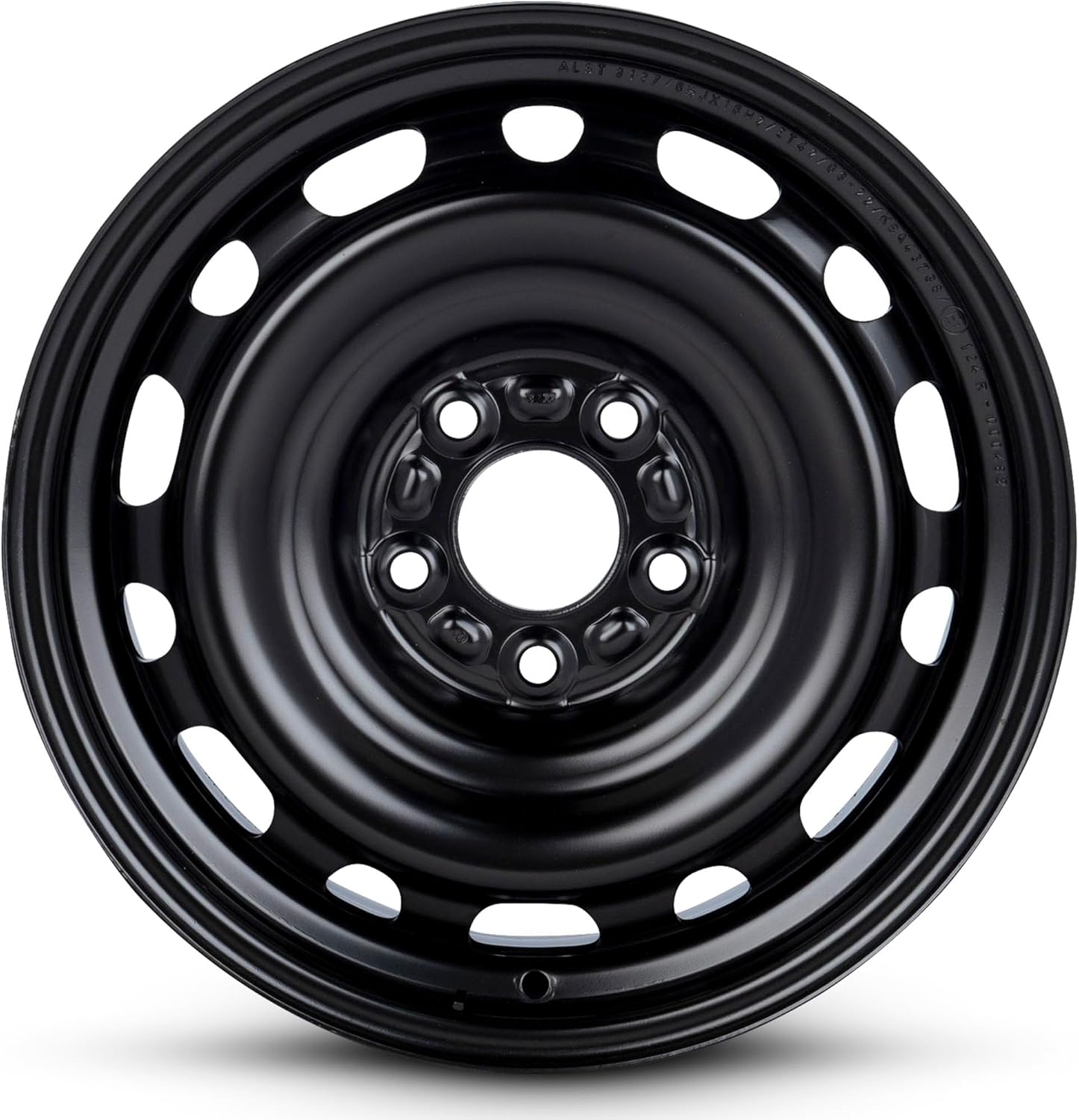 For 03-06 Kia Amanti 16 Inch Painted Black Steel Rim - OE Direct Replacement - Road Ready Car Wheel