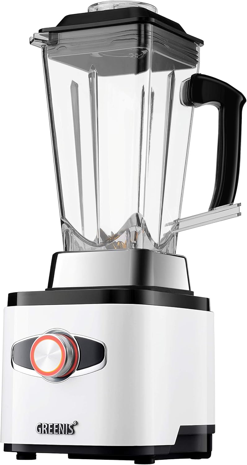 Greenis FGR 8830 Smart Power Blender - WHITE with, Thermometer in Tamper