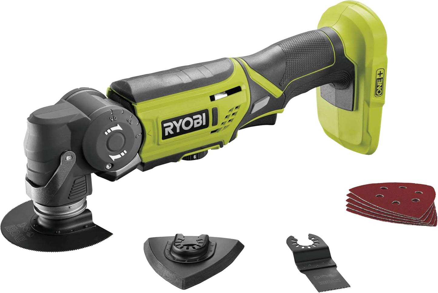 Ryobi ONE+ R18MT-0 18V Cordless Multi Tool (Zero Tool), Hyper Green
