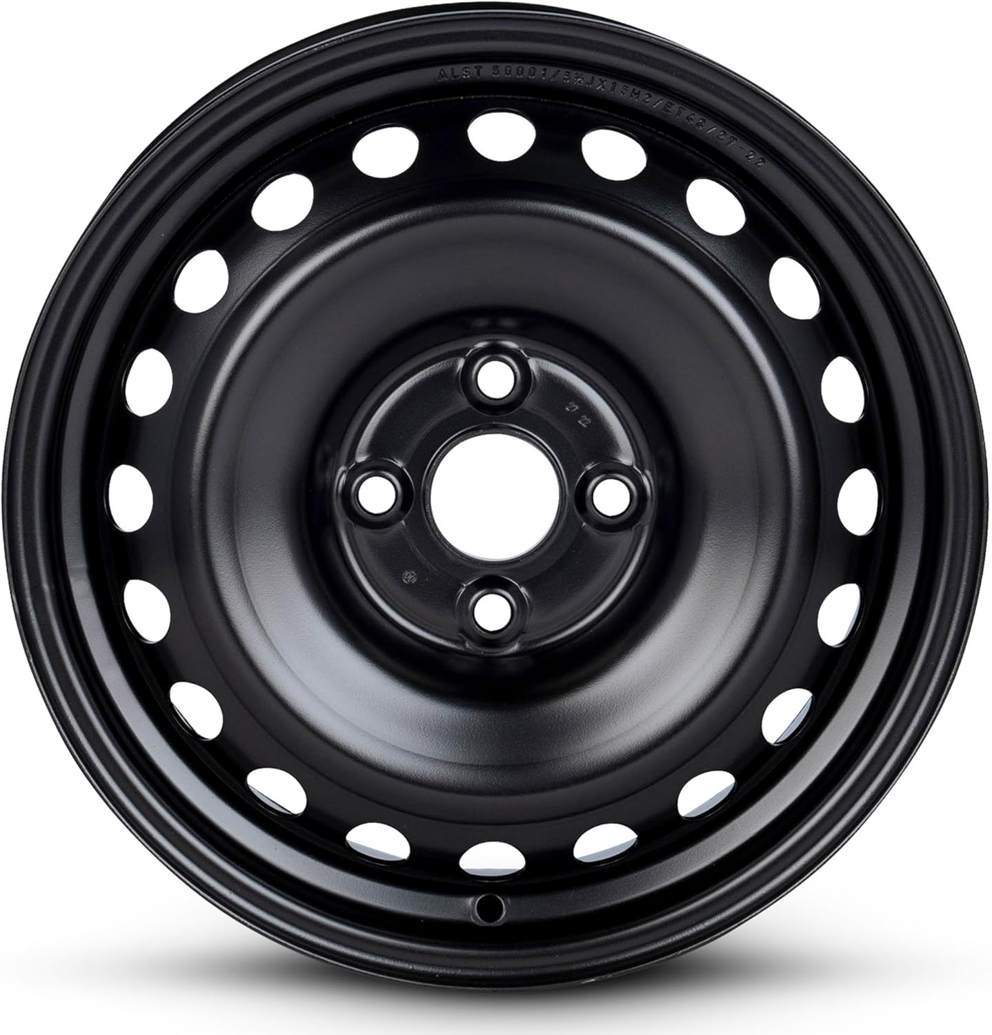 For 2018-2024 Kia Rio 15 Inch Painted Black Rim - OE Direct Replacement - Road Ready Car Wheel