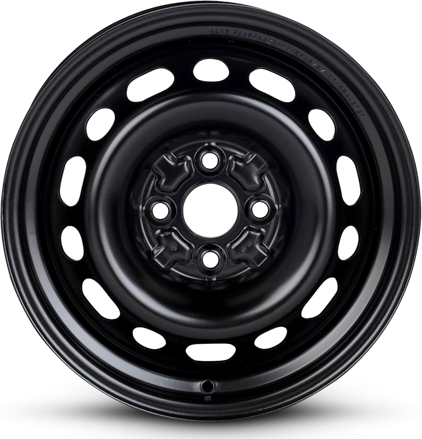 For 2011-2014 Mazda 2 15 Inch Painted Black Rim - OE Direct Replacement - Road Ready Car Wheel