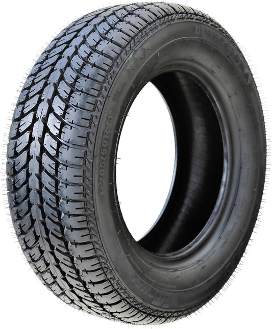Tornel Direccional All-Season Passenger Car Touring Radial Tire-205/60R13 205/60/13 205/60-13 86S Load Range SL 4-Ply BSW Black Side Wall