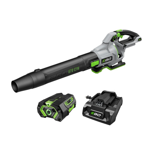 EGO POWER+ 56-volt 670-CFM 180-MPH Battery Handheld Leaf Blower 4.0 Ah