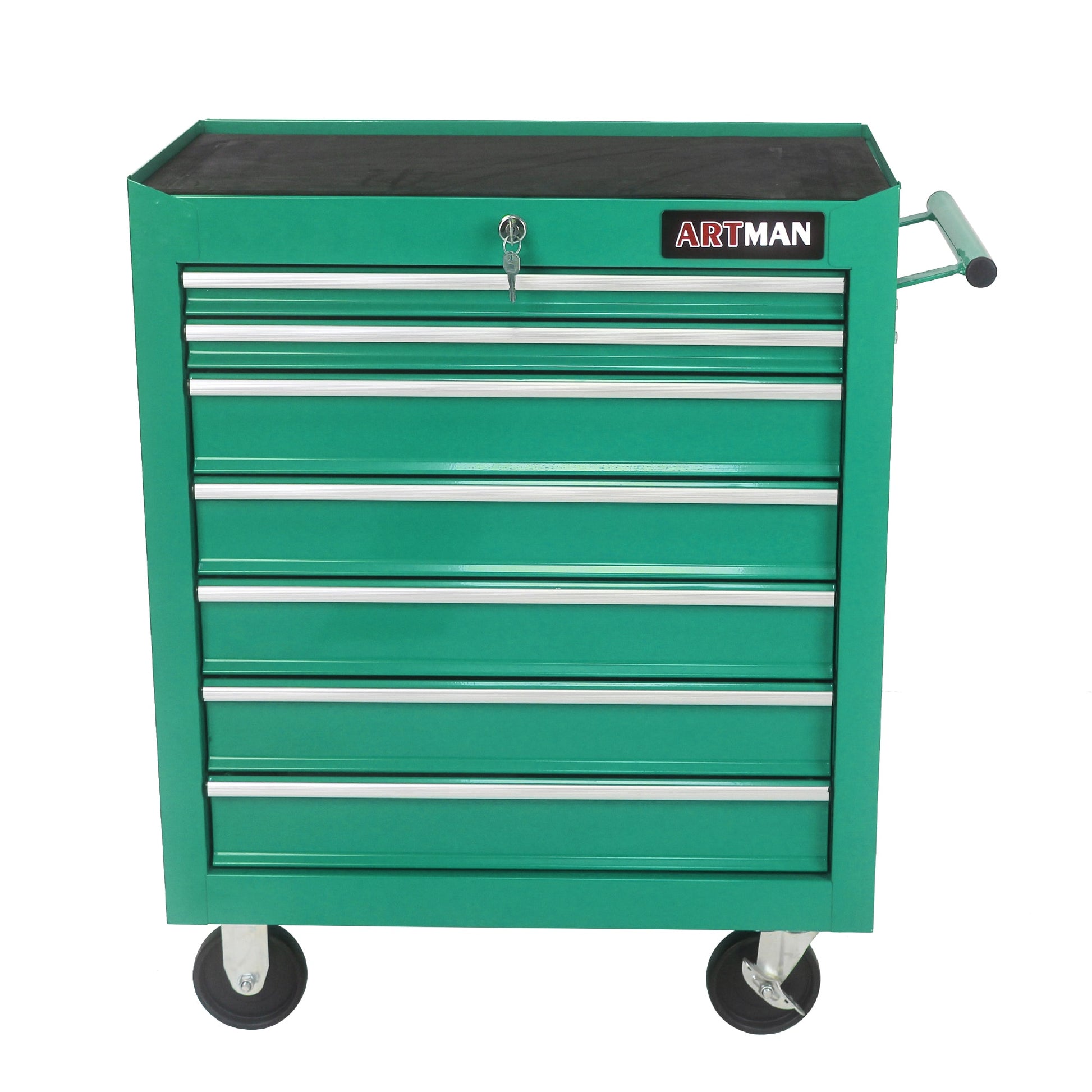 Tatayosi 7-Drawer Multifunctional Tool Cart with Wheels GREEN