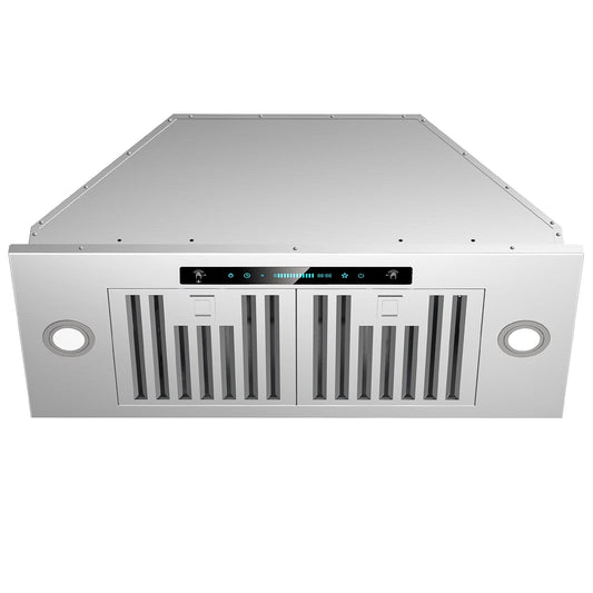 DIVAN  30IN 400CFM Insert Under Cabinet Stainless Range Hood with 4-Speed Gesture Control