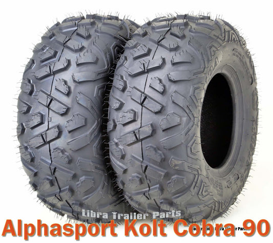 2 WANDA ATV tires 19x7-8 19x7x8 Alphasport Kolt/Cobra 90 front P350