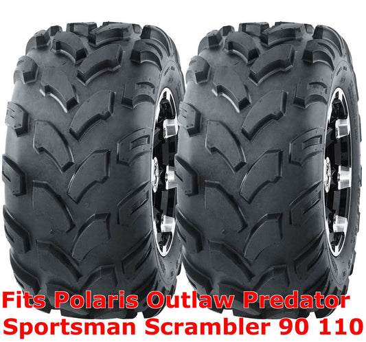 2 ATV tires 19x7-8 Polaris Outlaw Predator Sportsman Scrambler 90 110 front P311