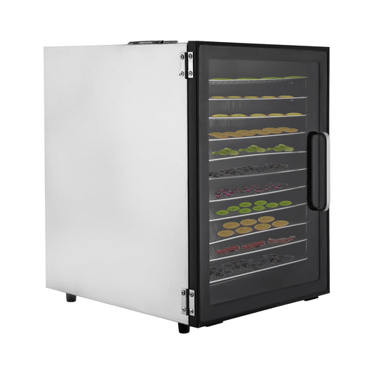 800W Commercial Home Food Dehydrator 12 Tray Stainless Steel Fruit Meat Beef Jerky Dryer 30-80℃