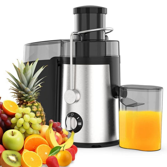 800W Juicer Machine with Wide Chute, Dual Speeds Centrifugal Extractor Machines for Fruits & Veggies, Easy to Clean