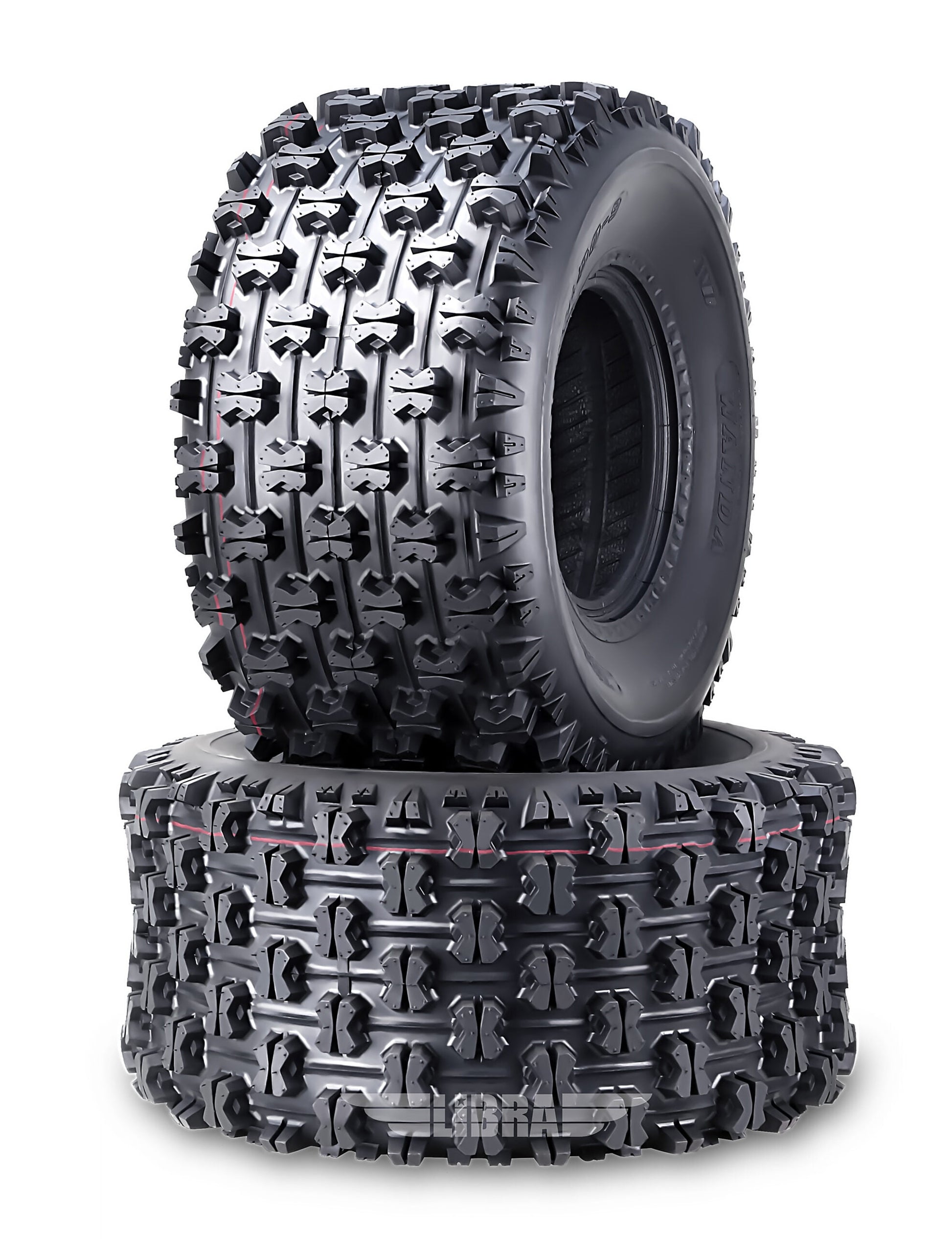 Set 2 WANDA Sport ATV Tires 22x10-10 Polaris AEC 150EFI Rear GNCC Race