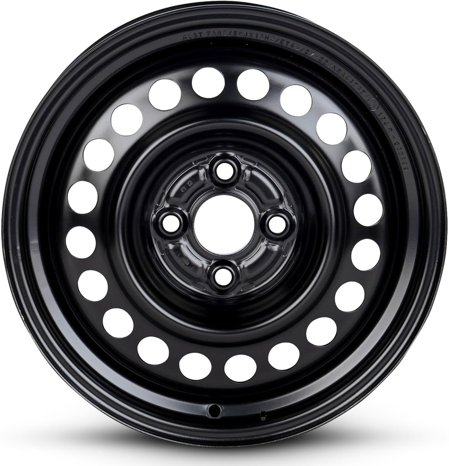 For 2010-2011 Honda Insight 15 Inch Powder-Coated Black Steel Rim - OE Direct Replacement - Road Ready Car Wheel