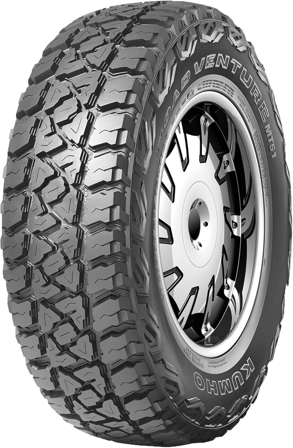 Kumho Road Venture MT51 Mud-Terrain Tire - LT235/75R15 8-ply