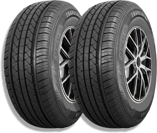 Set of 2 (Two) Travelstar UN99 All Season 215\/50R17 95V All Season Radial Passenger Car Tire 215\/50\/17 - Includes Road Hazard Warranty (Tire Only)