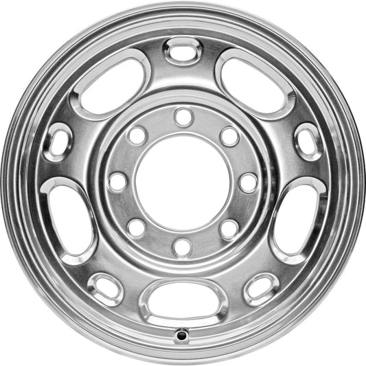 New 16x6.5" 16 Inch Polished Premium Aluminum Alloy Wheel Rim fits Chevrolet Silverado fits GMC Sierra 2500 3500 HD 1999-2010 | ALY05079U80N