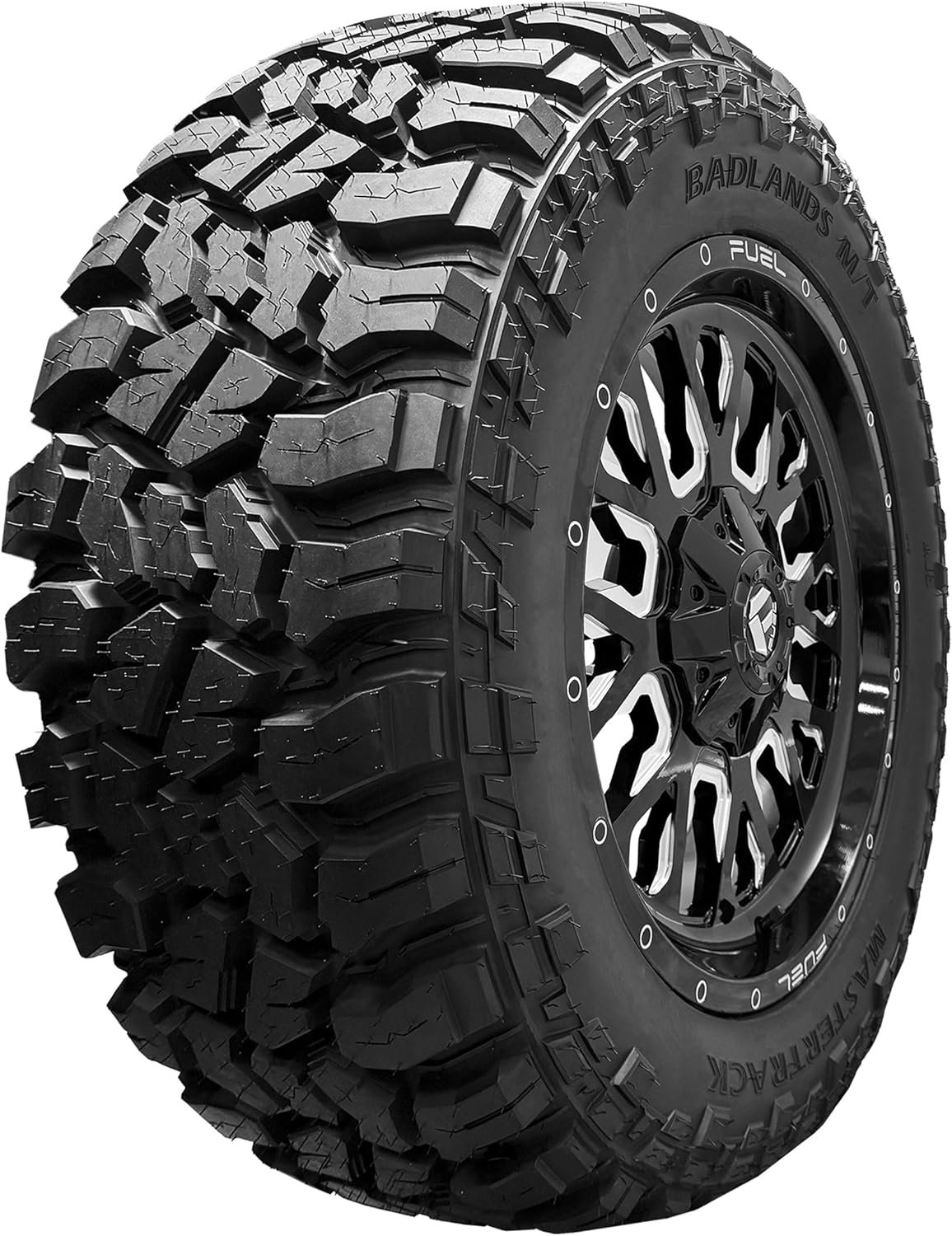 Mastertrack Badlands M\/T LT265\/70R17 10 Ply 123Q Load Range E Light Truck Mud Terrain Tire LT265\/70\/17 MT - Includes Road Hazard Warranty (Tire Only)