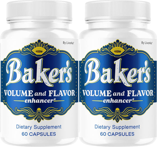 (2 Pack) Bakers Capsules - Official Bakers Supplement Pills for Men - Maximum Strength, All Natural Bakers Premium Advanced Formula for Overall Health & Wellness Reviews, 120 Capsules for 2 Months