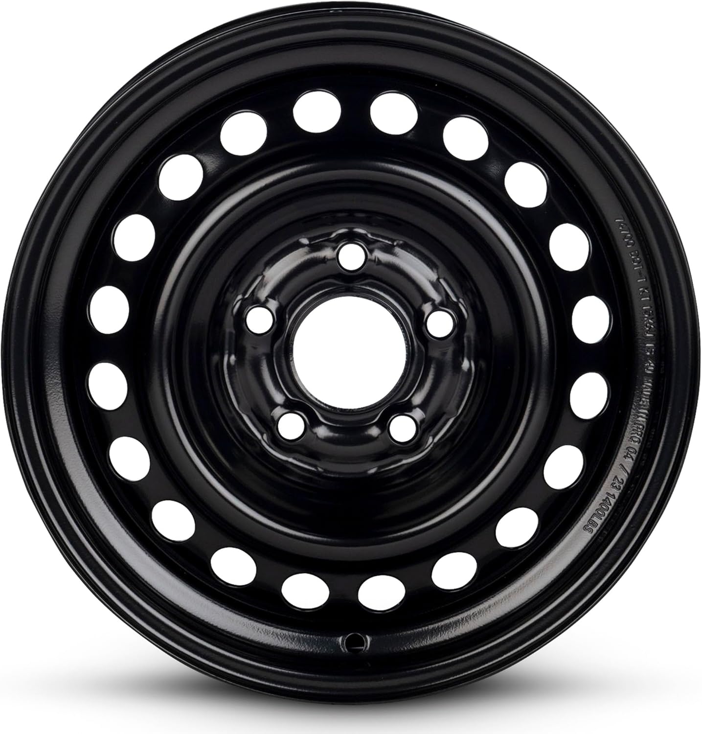 For 2010-2013 Kia Soul 15 Inch Painted Black Rim - OE Direct Replacement - Road Ready Car Wheel