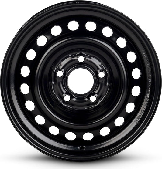 For 2010-2013 Kia Soul 15 Inch Painted Black Rim - OE Direct Replacement - Road Ready Car Wheel