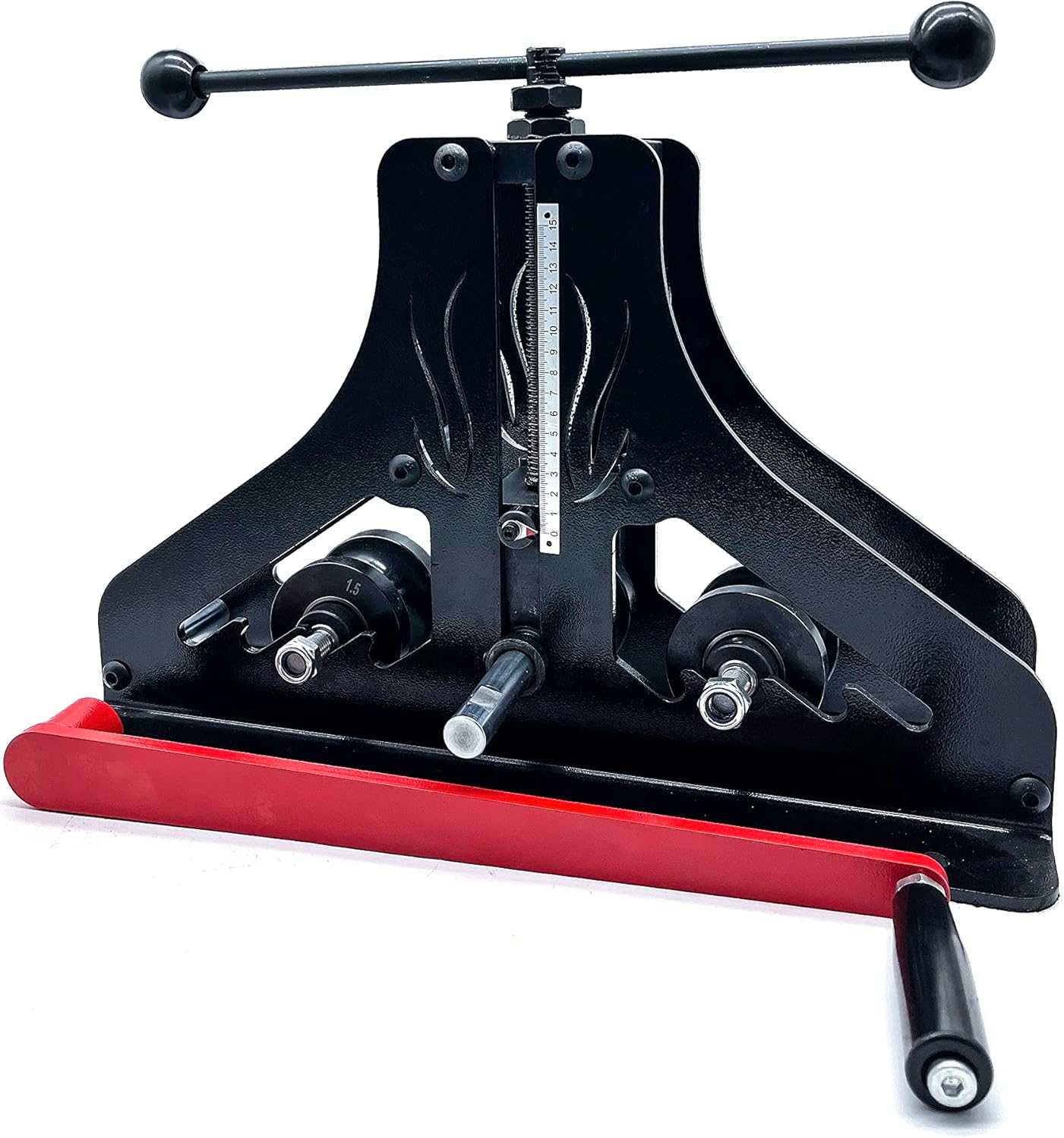 Manual Tube Pipe Roller Bender, High Precision Tubing Pipe Bender, one set of 1-1/2" round tube roller