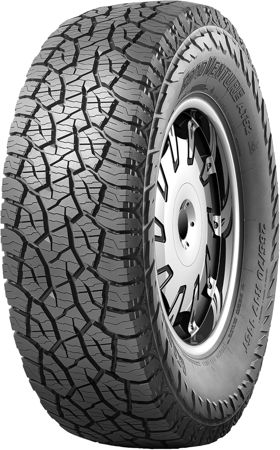 Kumho Road Venture AT52 All-Terrain Tire - 265/75R16 116T