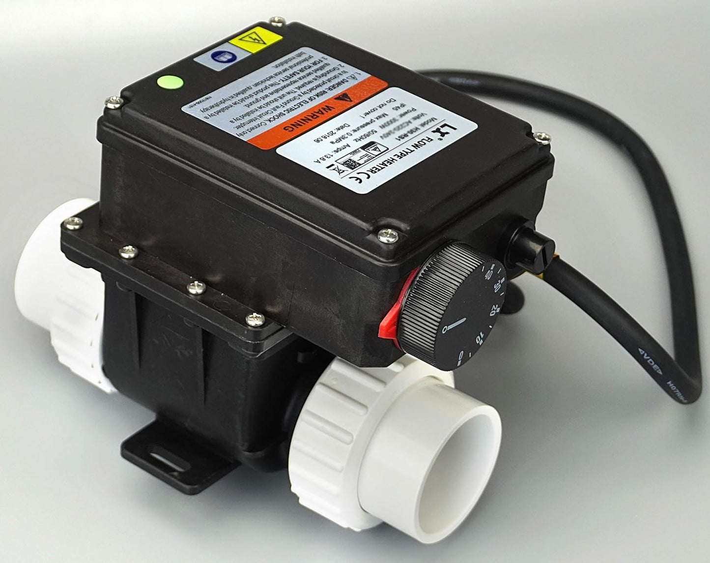 UCEDER Hot Tub LX H20-Rs1 Thermostat 110V 2kw with Adjustable Temperature Thermostat for Some hot tubs,Underground Small Pool &Bathtub（Suggest Connect 20A Adapter or Breaker