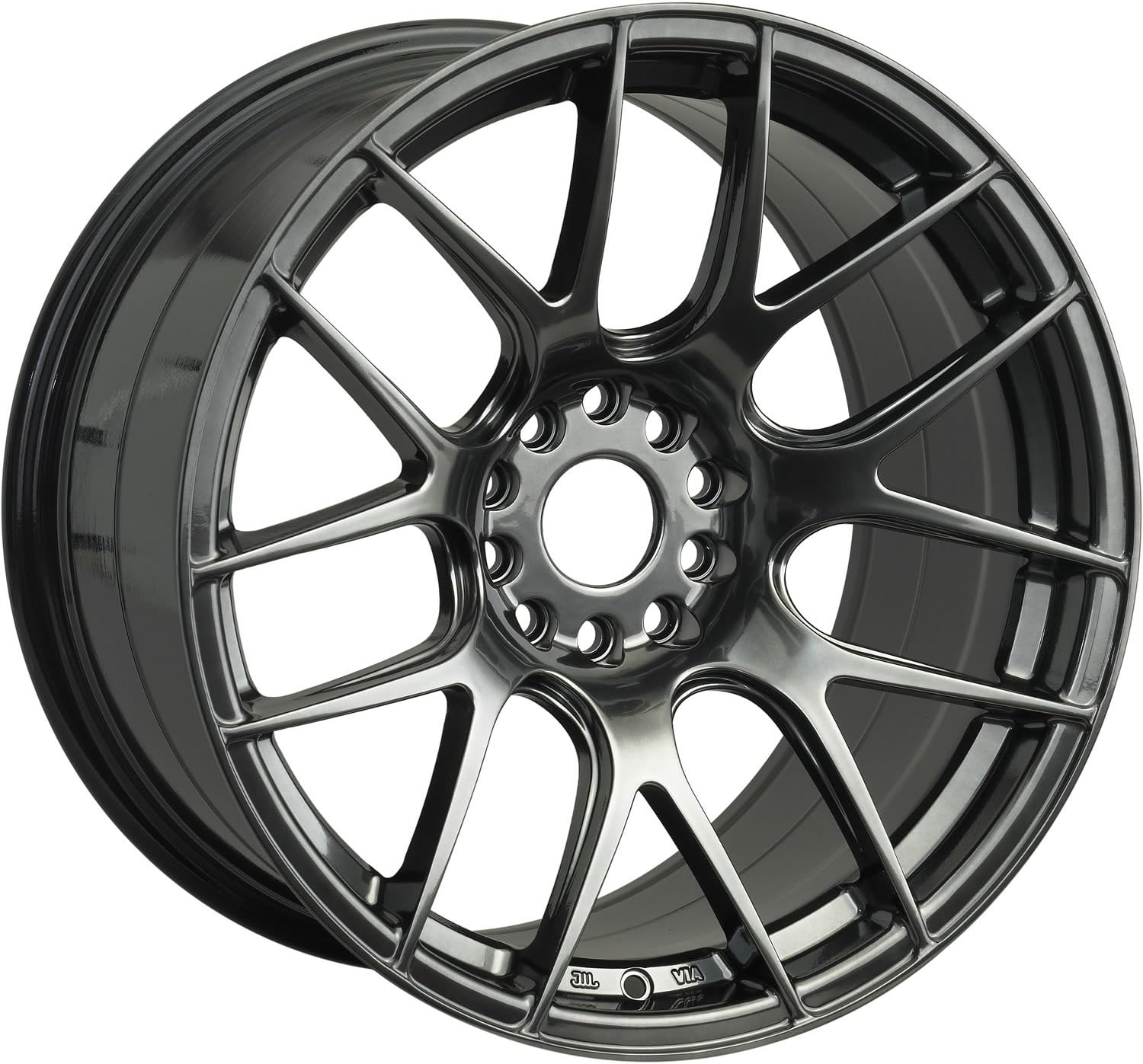 XXR 530 Chromium Black Wheel with Aluminum (17 x 7. inches /5 x 100 mm, 35 mm Offset)