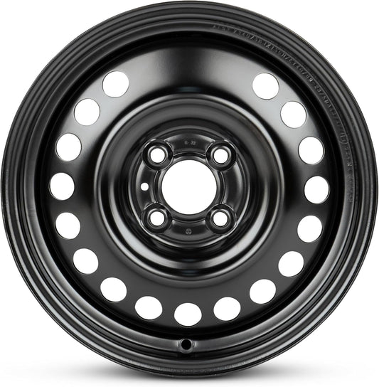 For 2012-2019 Nissan Versa 15 Inch Painted Black Rim - OE Direct Replacement - Road Ready Car Wheel