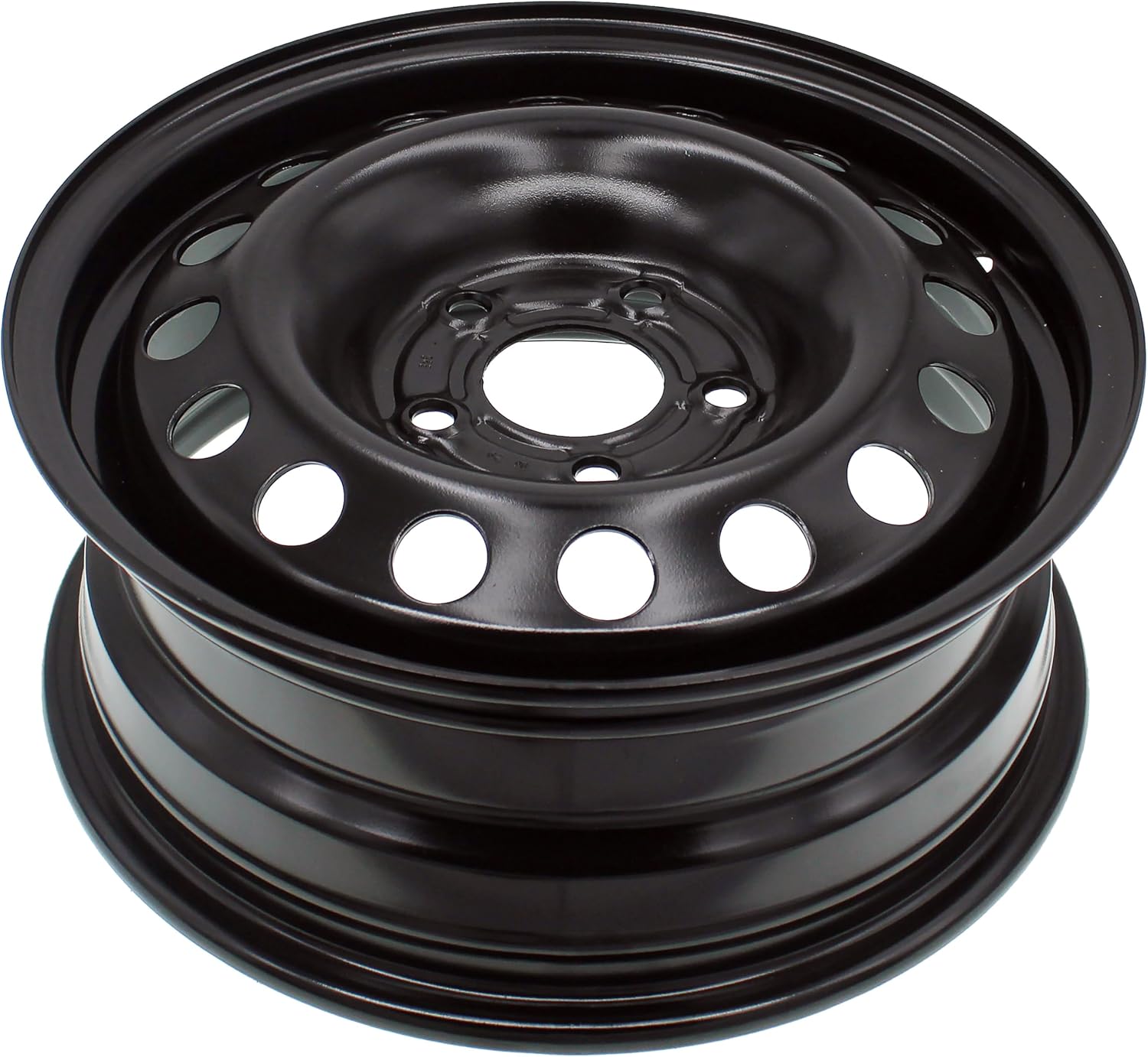 Dorman 939-196 15 x 6 In. Steel Wheel Compatible with Select Hyundai / Kia Models, Black
