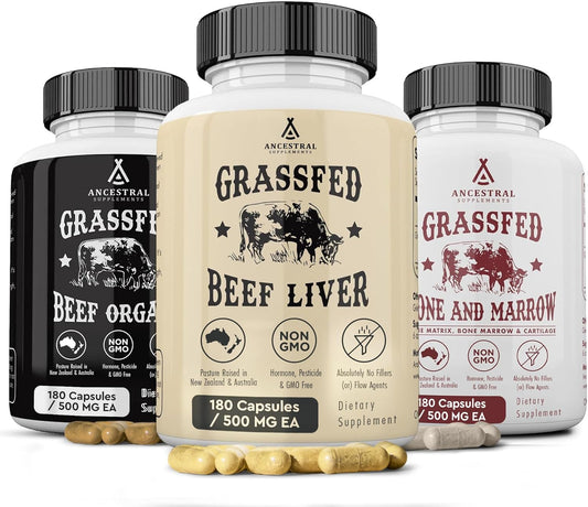 Ancestral Supplements Beef Organs and Stack Variation (Organs Starter Pack)