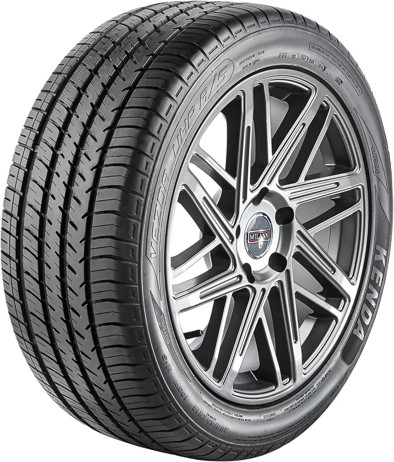 235/55-17 Kenda Vezda UHP A/S KR400 All Season Tire 500AAA 99W 235 55 17