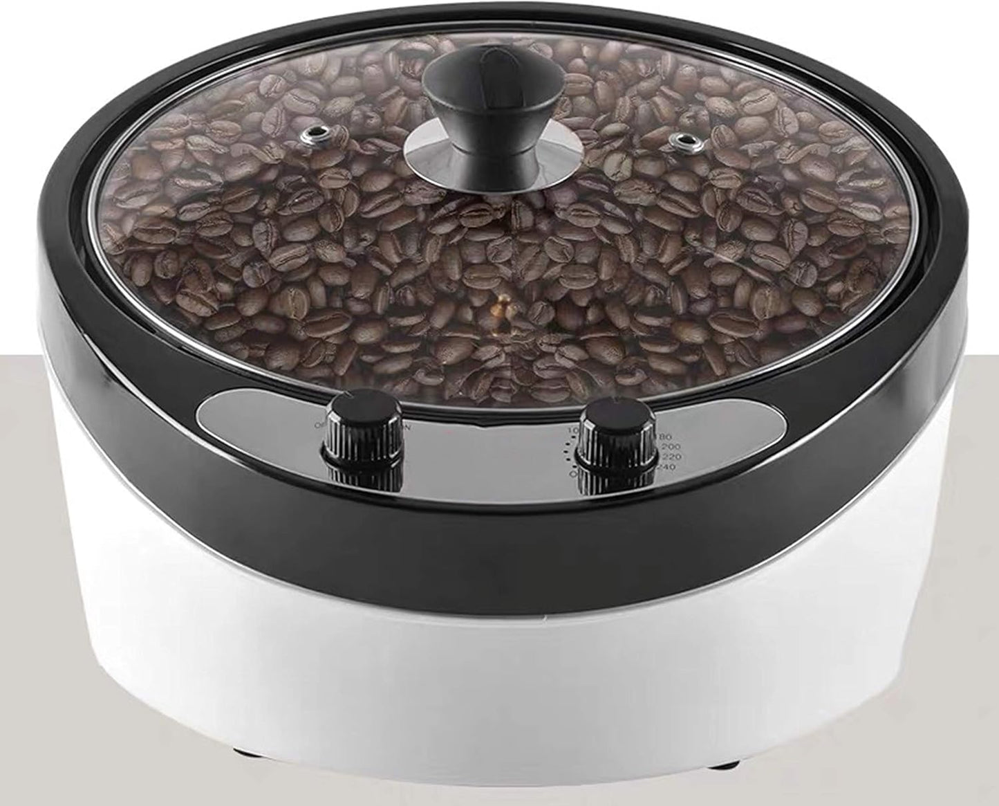 Electric Coffee Bean Roaster, 1000G Capacity, 0-240°C Temperature Range, Modern Style, Coffee Use, Black
