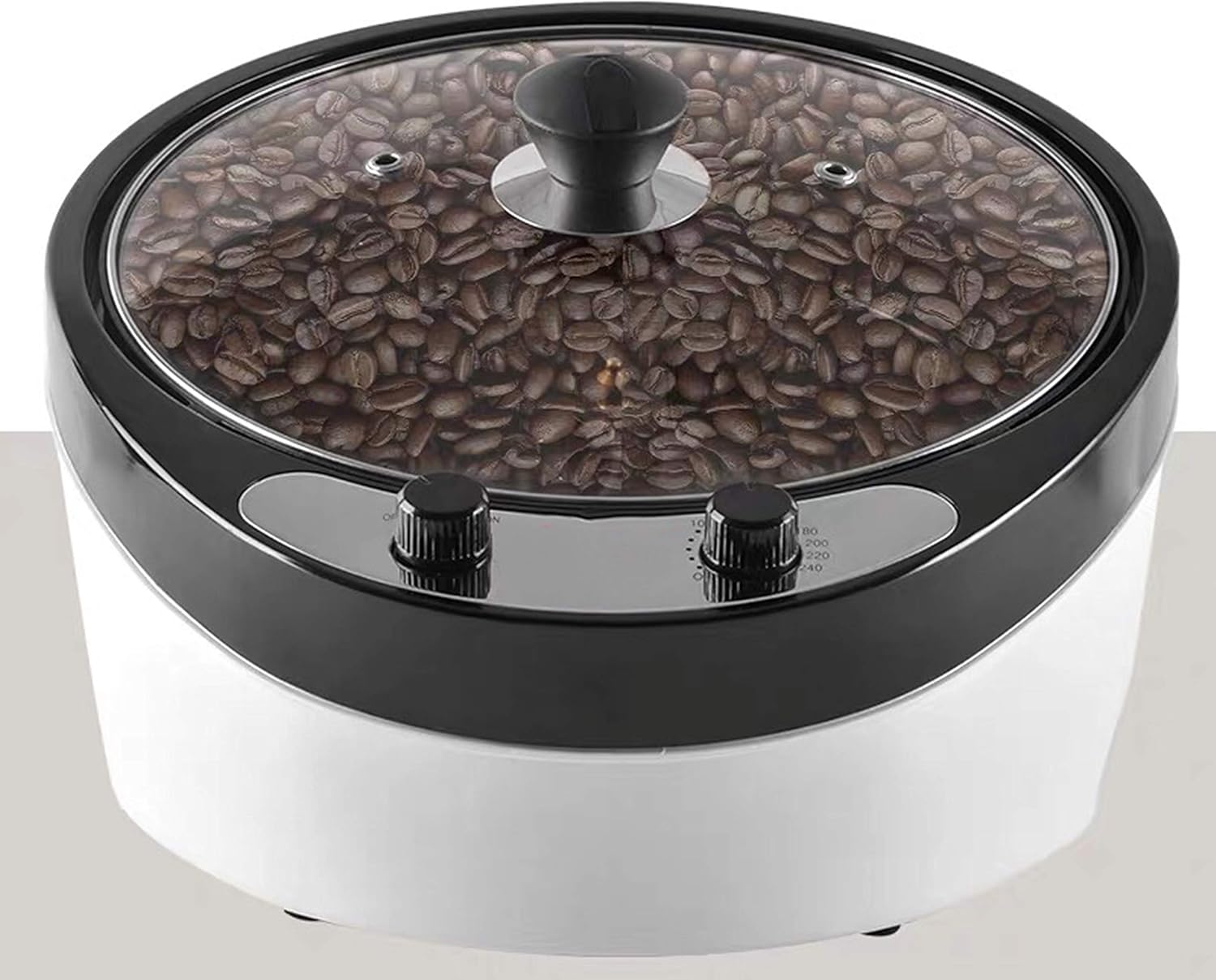 Electric Coffee Bean Roaster, 1000G Capacity, 0-240°C Temperature Range, Modern Style, Coffee Use, Black