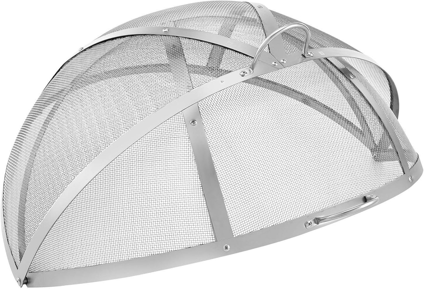 Firepit Spark Screen Lid,40" Diameter, Outdoor Firepit Ring Cover Round Accessories, Fire Pit Metal Cover,Easy-Opening Stainless Steel Fire Ring Covers compatible with Outdoor Patio Fire Pits Backyard
