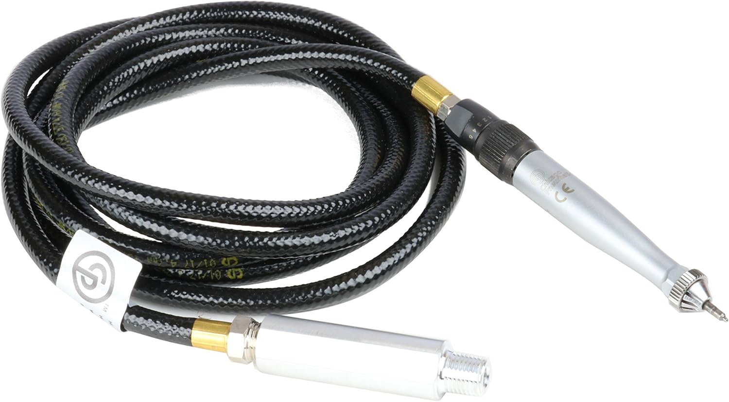 Chicago Pneumatic CP9361 - Engraving Pen Air Scribe, 1/8 Inch (3 mm), Hex Shank, Rolling Throttle, 13500 Blow Per Minute, Use with Stencils on Metal & Glass