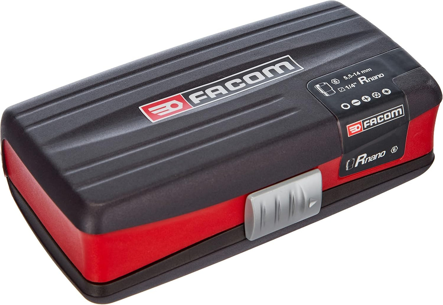 FACOM - 1/4 Inch Square Socket Set (38 Tools & Parts) - RL.NANO1PB - Ratchet Wrenches, Screwdrivers and Bits - Complete Clamping and Screwing Set - Hand Tools