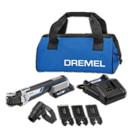 Restored Dremel MM20V-DR-RT 20V Multi-Max Lithium-Ion Cordless Oscillating Multi-Tool Kit (2 Ah) (Refurbished)
