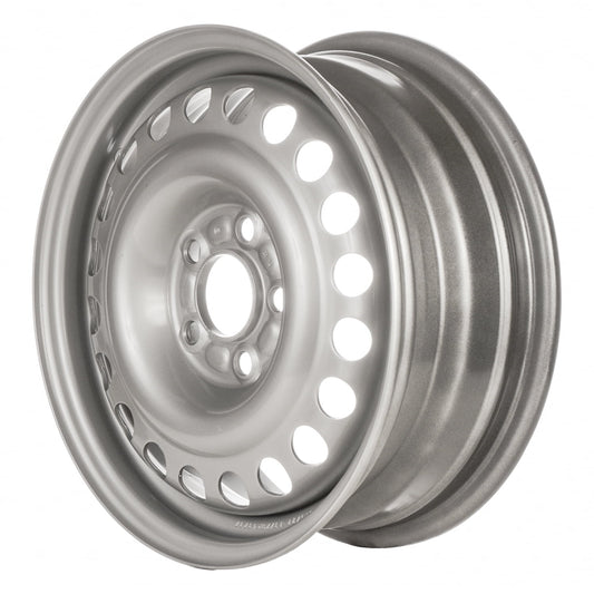 Remanufactured Painted Silver Steel Wheel 15 x 6 2T1Z1007A fits 2010-2013 Ford Transit Connect