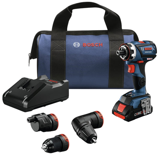 Restored Bosch 18V Ec 5 In 1 Drill/driver Kit Flexiclick (Refurbished)