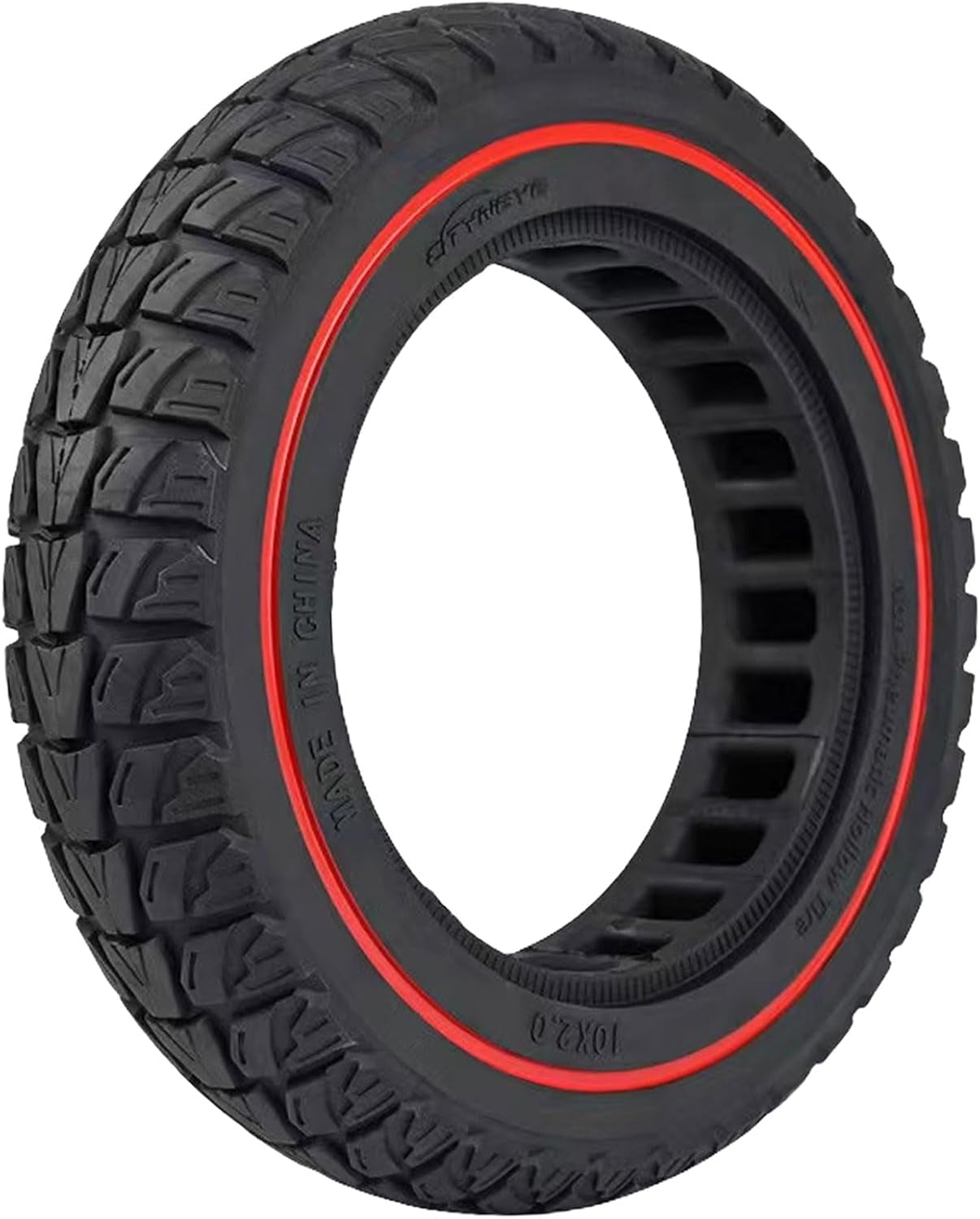 10 x 2 Solid Tires,10 X 2.125 50/75-6.1 10 Inch Tubeless Tire for Segway D 40 X F 25 F 30 X 7 Pro MAX Honeycomb Front Rear Replacement Wheels, 54-152 10 x 2 Rubber Tyre