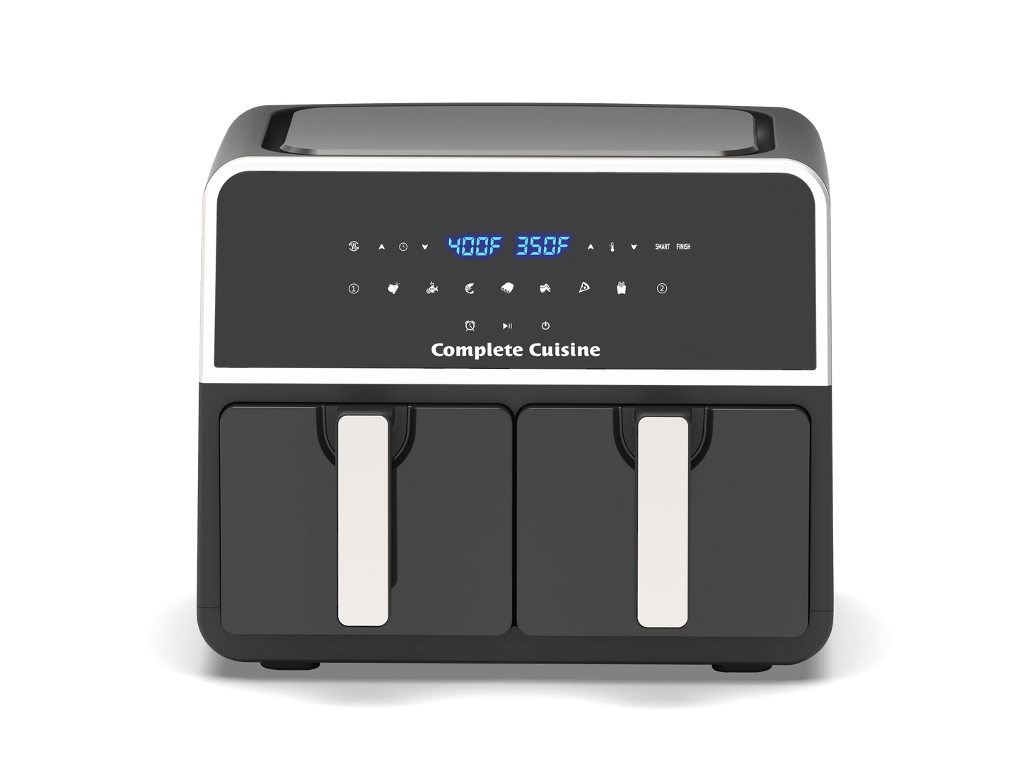 9.5 Quart Dual Zone Digital Air Fryer- Air Fry, Roast, Bake & Grill