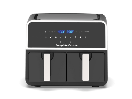 9.5 Quart Dual Zone Digital Air Fryer- Air Fry, Roast, Bake & Grill