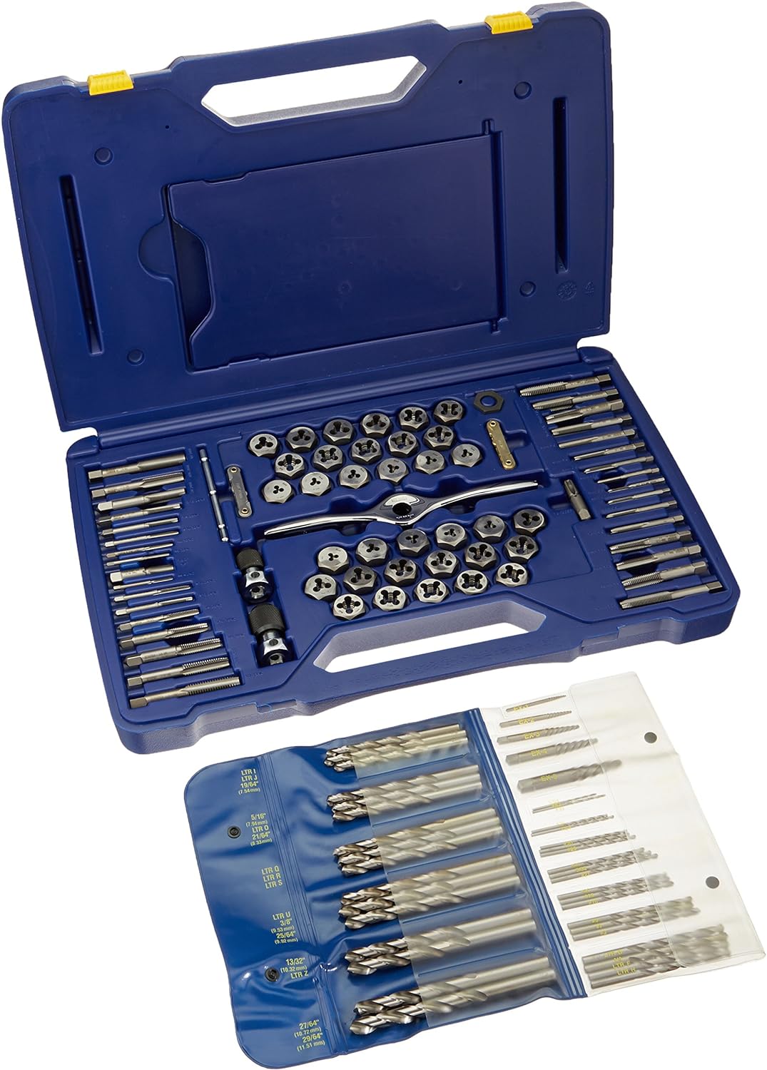IRWIN Tools Tap And Die Set, Performance Threading System, Deluxe, 116-Piece (1813817)