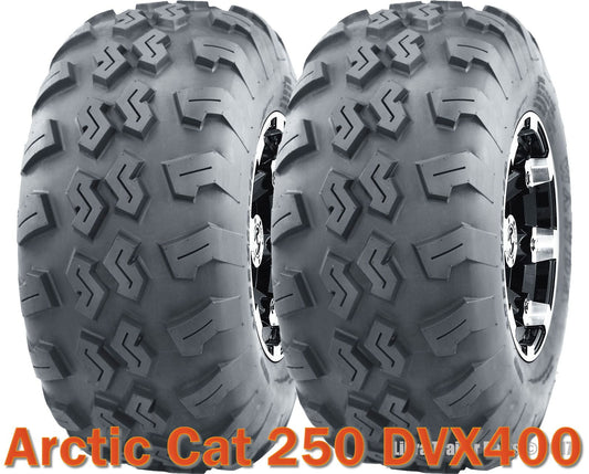 (2) 22x7-10 22x7x10 ATV front tires set Arctic Cat 250 DVX400