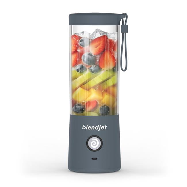 A-Sonic XS70707 Portable Blender for Smoothies & Shakes - 16 oz BlendJet 2 Cordless & Small Blender - USB-C Rechargeable & Self Cleaning - Quiet Mini Travel Blender with Stainless Steel Blade - Slate